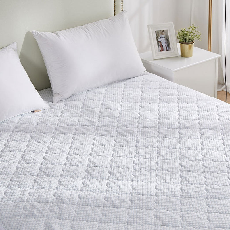 Dreamz Mattress Protector Topper Cool Fabric Pillowtop Waterproof Cover Double Payday Deals