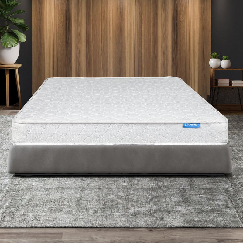 Dreamz Mattress Spring Coil Bonnell Bed Sleep Foam Medium Firm Double 13CM Payday Deals