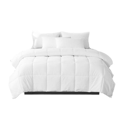 DreamZ Microfiber Quilt King Doona Duvet Hypoallergenic Summer All Season Single Payday Deals