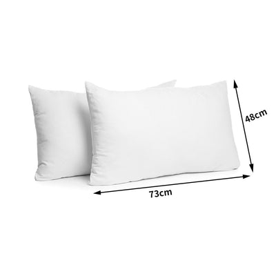 Dreamz Pillows Inserts Cushion Soft Body Support Contour Luxury Duck Feather Payday Deals