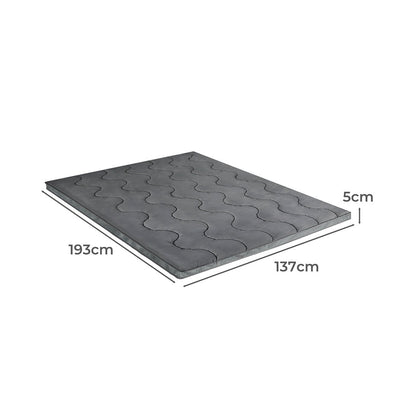 Dreamz Pillowtop Mattress Topper Protector Bed Luxury Mat Pad Home Double Cover Payday Deals