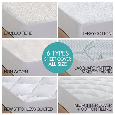 DreamZ Terry Cotton Fully Fitted Waterproof Mattress Protector in King Size Payday Deals