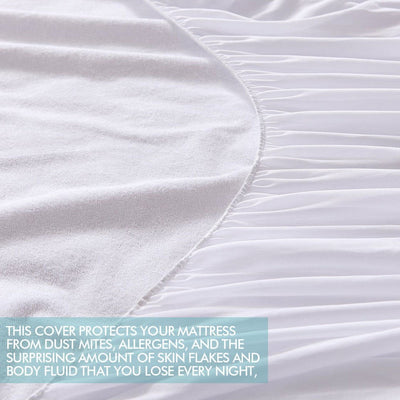 DreamZ Terry Cotton Fully Fitted Waterproof Mattress Protector in King Size Payday Deals