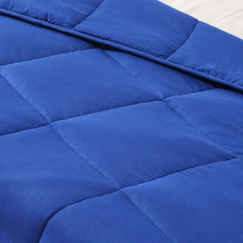 DreamZ Weighted Blanket Heavy Gravity Deep Relax 7KG Adult Double Navy Payday Deals