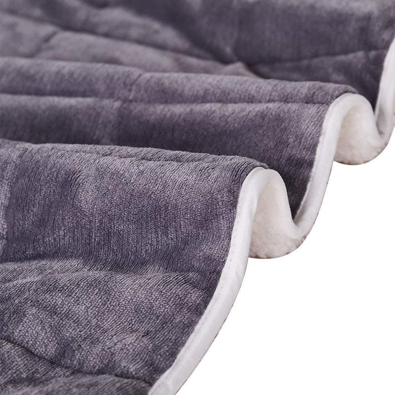 DreamZ Weighted Blanket Heavy Gravity Deep Relax Ultra Soft 11KG Adults Grey Payday Deals