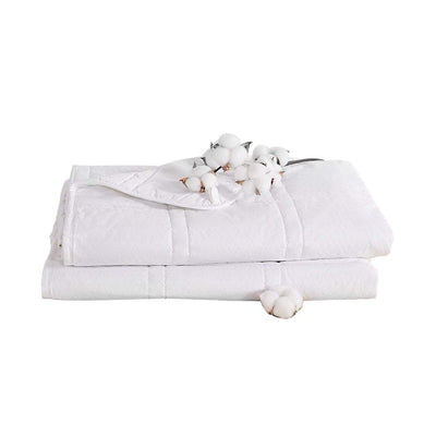 DreamZ Weighted Blanket Summer Cotton Heavy Gravity Kids Deep Relax Relief 2.3KG Payday Deals