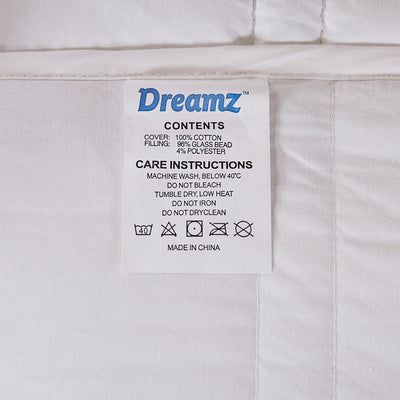 DreamZ Weighted Blanket Summer Cotton Heavy Gravity Kids Deep Relax Relief 2.3KG Payday Deals