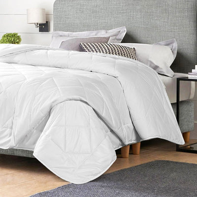 DreamZ Wool Quilt 100% Aus Merino Duvet Doona Summer All Season Double 350GSM Payday Deals