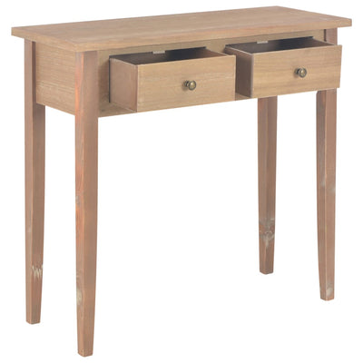 Dressing Console Table Brown 79x30x74 cm Wood Payday Deals