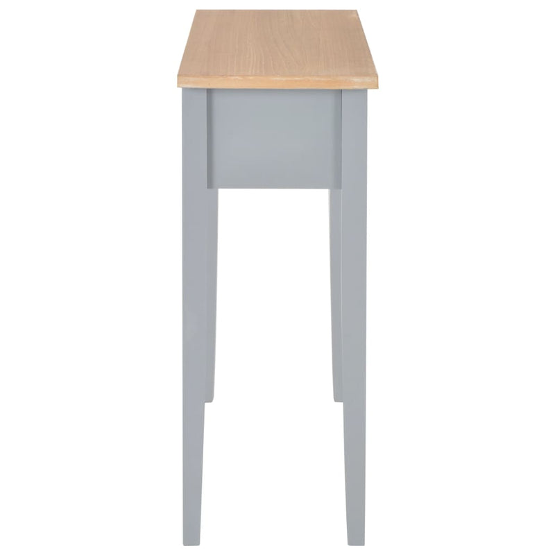 Dressing Console Table Grey 79x30x74 cm Wood Payday Deals