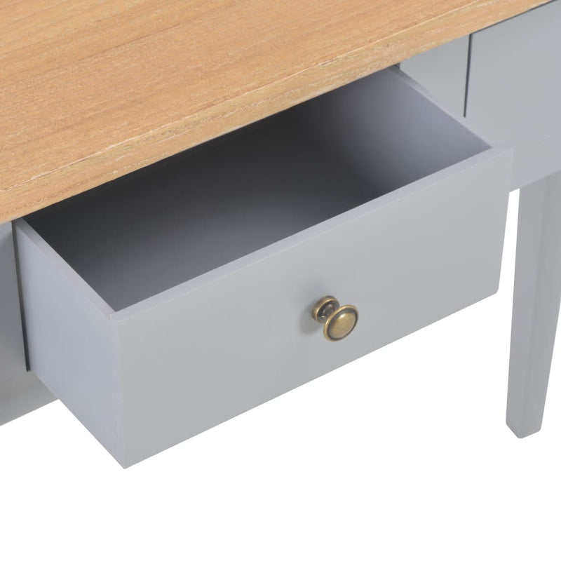 Dressing Console Table Grey 79x30x74 cm Wood Payday Deals