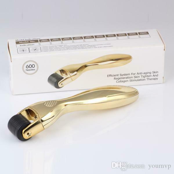 [DRS] 600 Titanium Micro Needle Derma Roller System Skin Care Theraphy Payday Deals