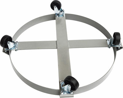 Drum Dolly 450kg 55 Gallon w Swivel Casters Heavy Duty Steel Frame Non Tipping Payday Deals