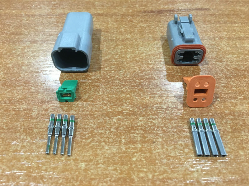 Deutsch DT 4-Way 4 Pin Electrical Connector Plug Kit 