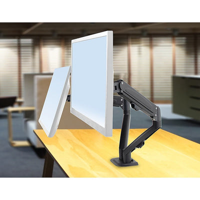 Dual Screen Gas-strut Monitor Stand Mount Desktop Bracket for LED/LC Payday Deals