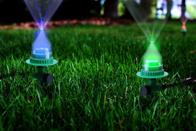 Durable and Extremely Cool Led Water Sprinkler Perfect for Gardens and Lawns  Multi-Coloured Payday Deals