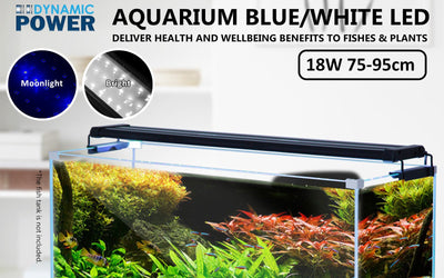 Dynamic Power 18W Aquarium Blue White LED Light for Tank 75-95cm Payday Deals
