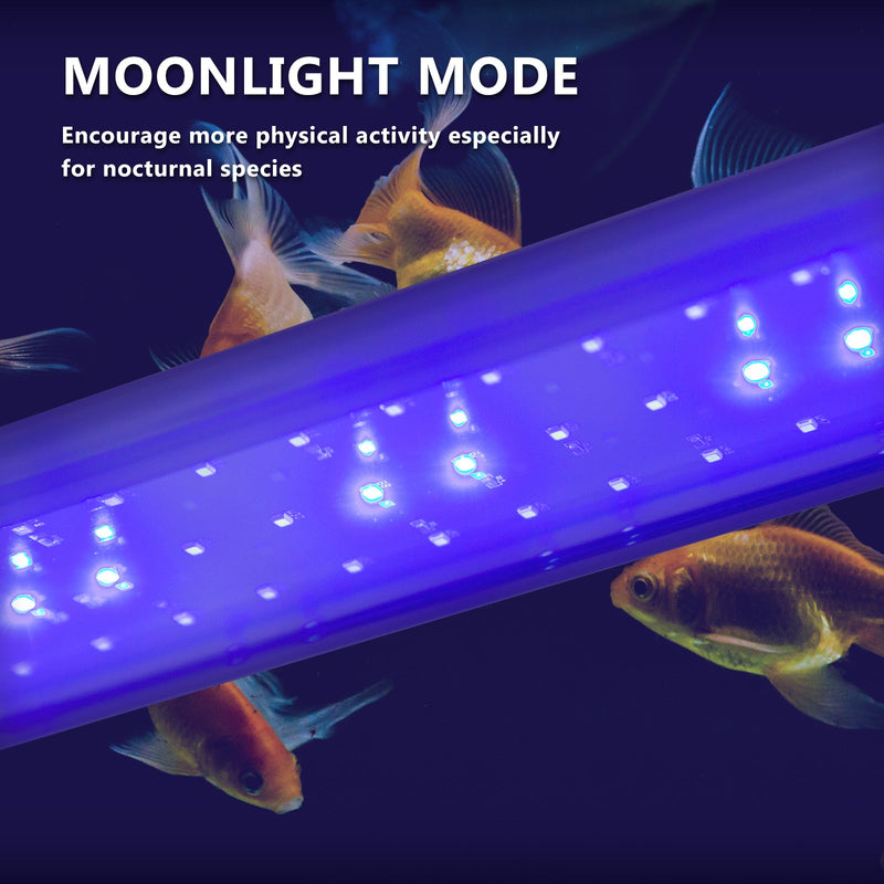 Dynamic Power 6W Aquarium Blue White LED Light for Tank 30-50cm Payday Deals