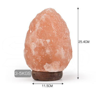 3-5 kg Himalayan Salt Lamp Rock Crystal Natural Light Dimmer Switch Cord Globes - Payday Deals
