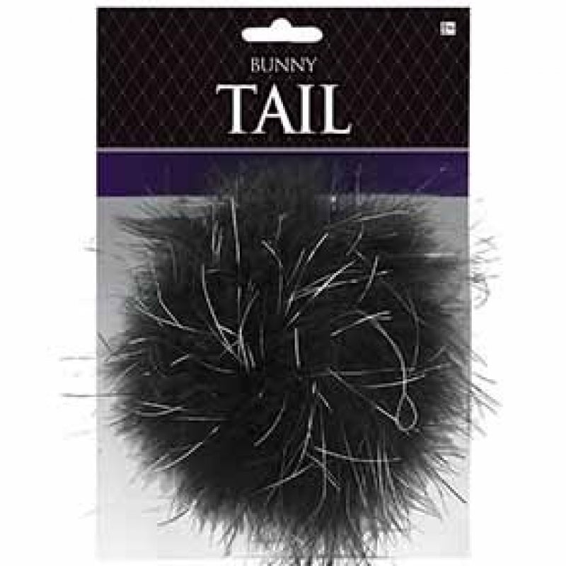 Easter Feather Black Bunny Tail x1 Costume Accessory Payday Deals