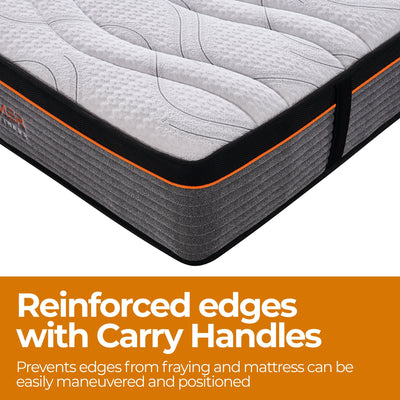 EasyDreamer Orthopaedic Euro Top Pocket Spring Double Mattress Payday Deals