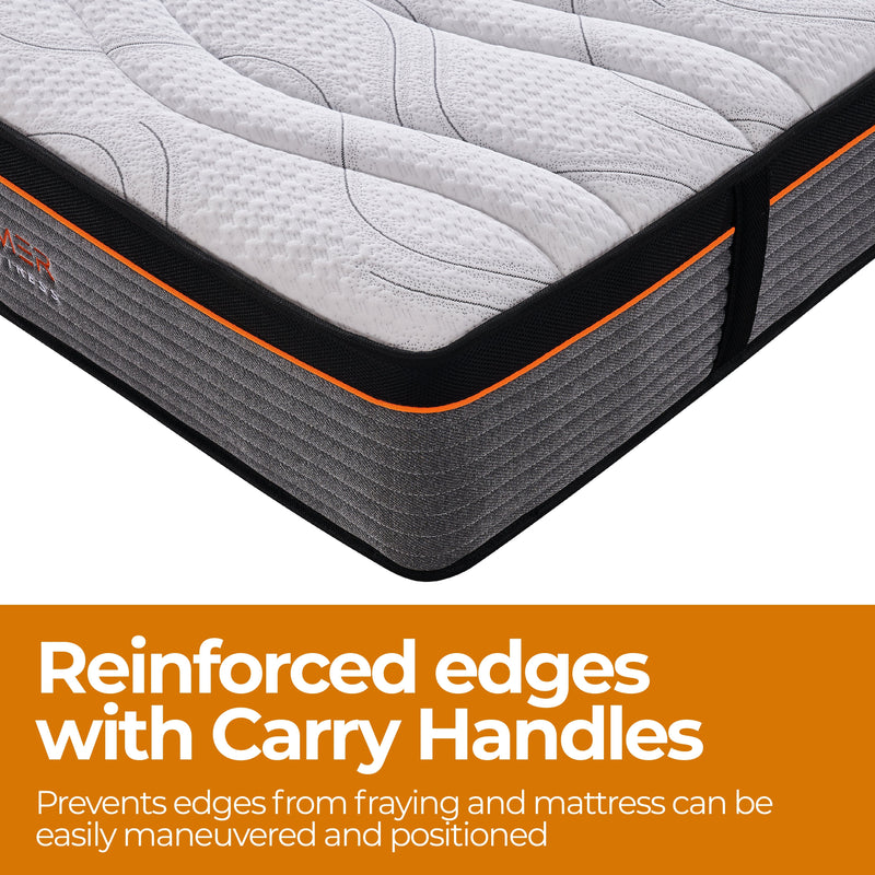 EasyDreamer Orthopaedic Euro Top Pocket Spring Queen Mattress Payday Deals