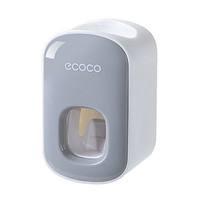 Ecoco Wall mount auto ands Free Toothpaste Dispenser Automatic Toothpaste Squeezer Bathroom Toothpaste Holder Black Payday Deals