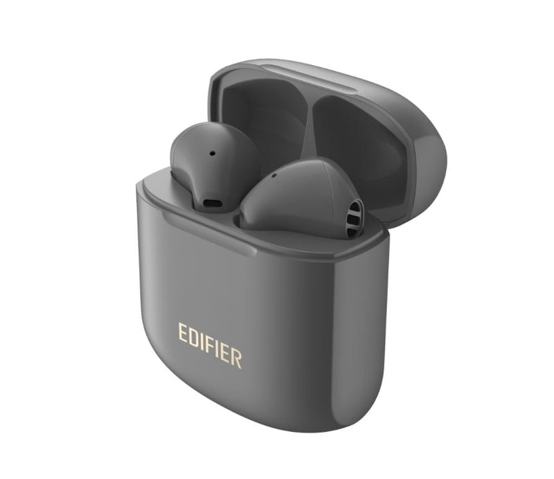 EDIFIER TWS200 PLUS TWS Stereo Wireless Earbuds - Qualcomm aptX, Dual Microphone,13mm LCP Diaphragm, Frequency Equalization,6+18Hr Earphone Grey Payday Deals