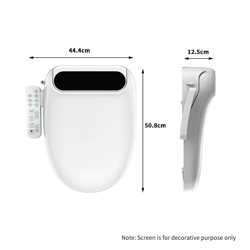 Electric Bidet Toilet Seat Cover Sprayer Auto Smart Electronic Wash Dual Nozzles Payday Deals