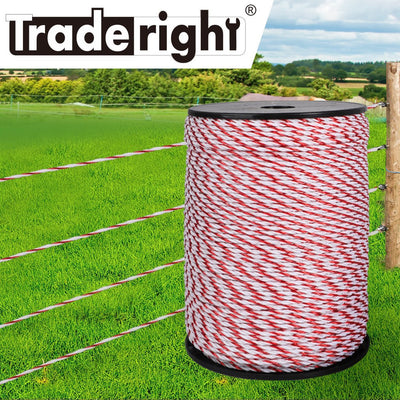 Electric Fence Wire Polywire 500M Roll Stainless Steel Temporary Fencing Payday Deals