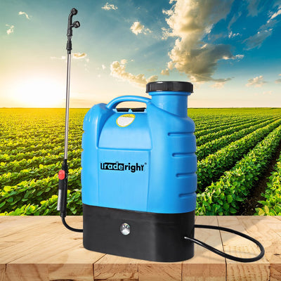 Electric Sprayer Rechargeable Battery Backpack Farm Garden Weed Grass Spray 16L Payday Deals