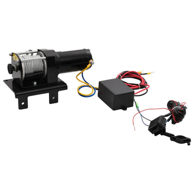 Electric Winch 1360 KG Plate Roller Fairlead Wireless Remote Control Payday Deals