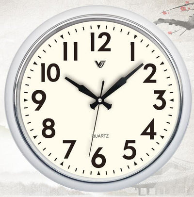 Elegant Shiny White 15'' Wall Clock