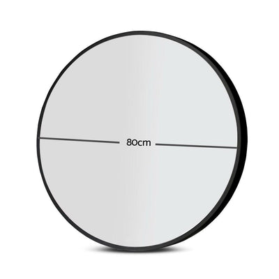 Embellir 80cm Wall Mirror Bathroom Round Makeup Mirror Payday Deals