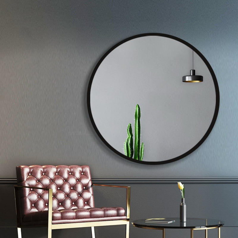 Embellir 80cm Wall Mirror Bathroom Round Makeup Mirror Payday Deals