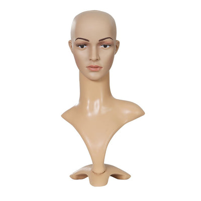 Embellir Female Mannequin Head Dummy Model Display Shop Stand Professional Use Payday Deals