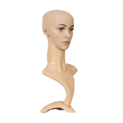 Embellir Female Mannequin Head Dummy Model Display Shop Stand Professional Use Payday Deals