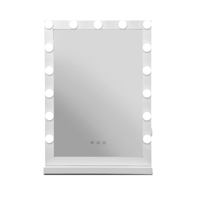 Embellir Hollywood Makeup Mirror With Light 15 LED Bulbs Vanity Lighted Stand Payday Deals