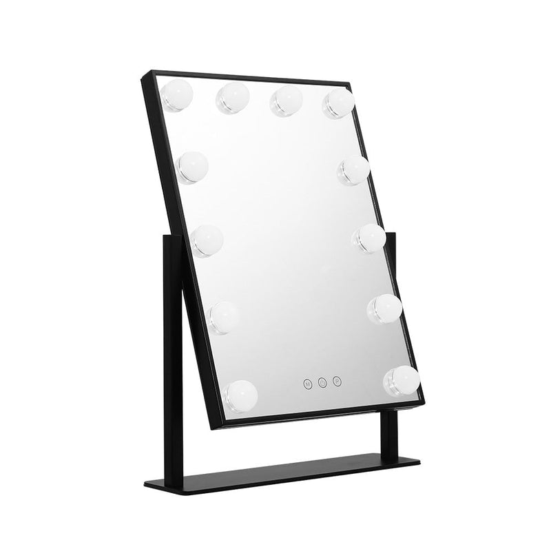 Embellir LED Standing Makeup Mirror - Black Payday Deals