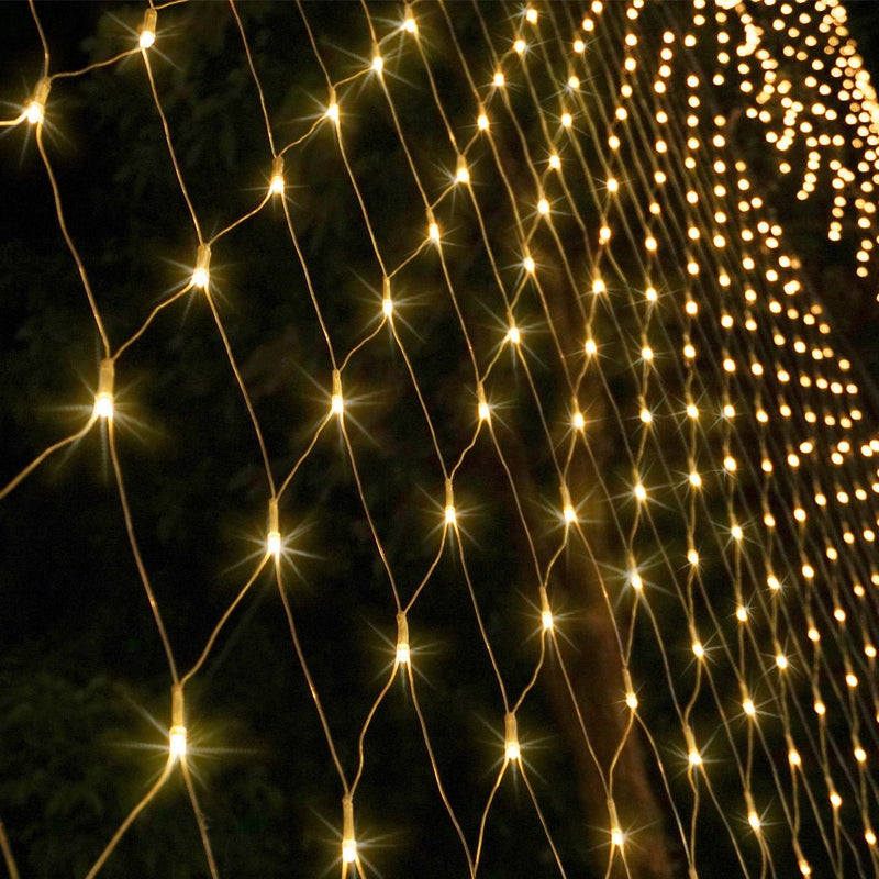 EMITTO 300LED Christmas Net Lights Mesh String Fairy Light Party Wedding Payday Deals