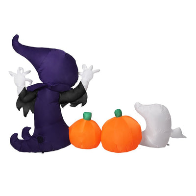 Emitto Halloween Inflatables LED Lights Blow Up Party Outdoor Yard Decorations Payday Deals