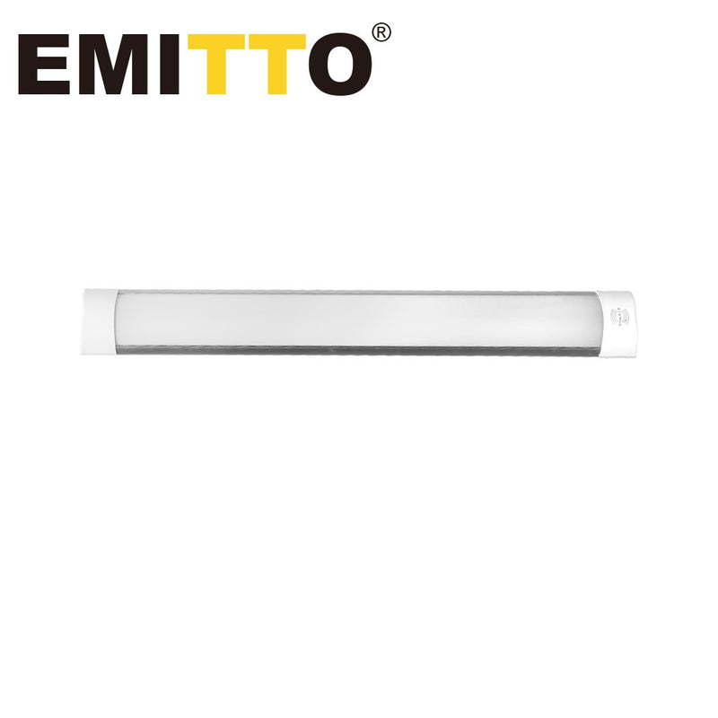 EMITTO LED Batten Light Ceiling Linear Microwave Sensor Optional Daylight 20W Payday Deals