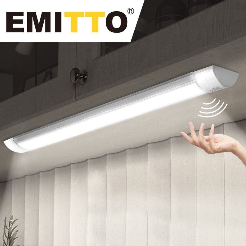 EMITTO LED Batten Light Ceiling Linear Microwave Sensor Optional Daylight 20W Payday Deals