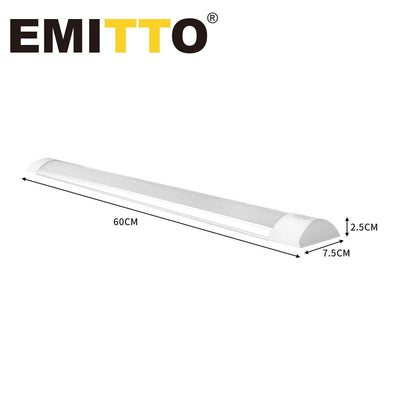 EMITTO LED Batten Light Ceiling Linear Microwave Sensor Optional Daylight 20W Payday Deals