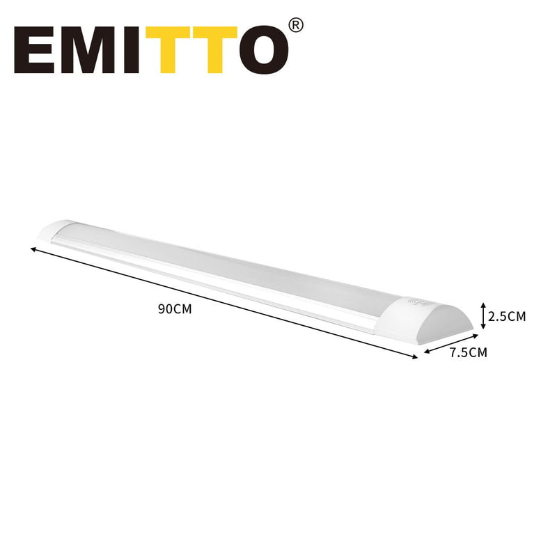 EMITTO LED Batten Light Ceiling Linear Microwave Sensor Optional Daylight 30W Payday Deals