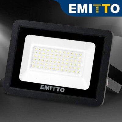 Emitto LED Flood Light 50W Outdoor Floodlights Lamp 220V-240V Cool White