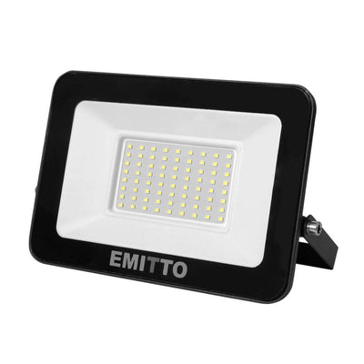 Emitto LED Flood Light 50W Outdoor Floodlights Lamp 220V-240V IP65 Cool White