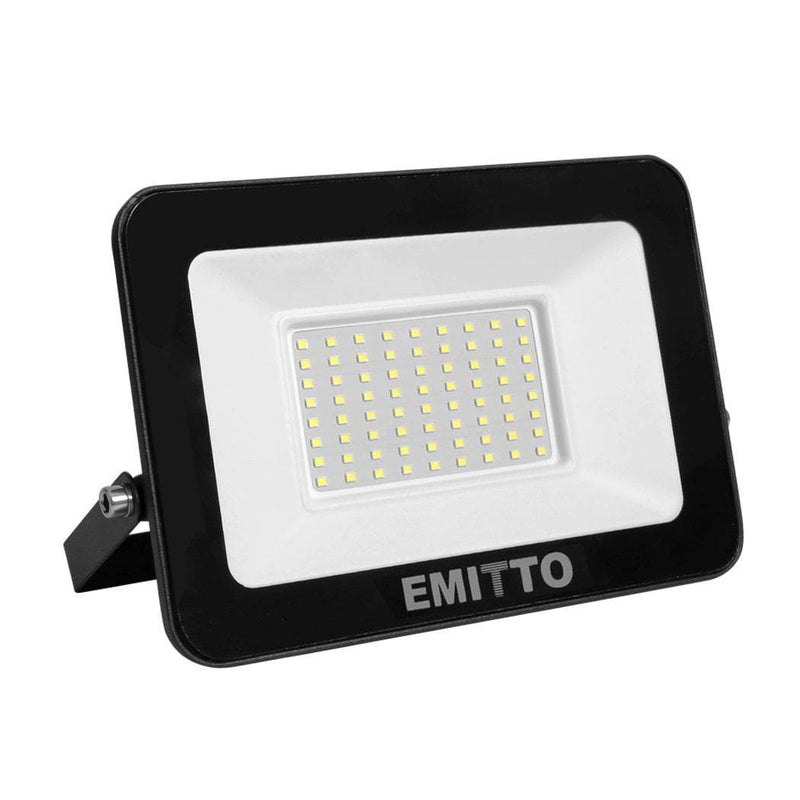 Emitto LED Flood Light 50W Outdoor Floodlights Lamp 220V-240V IP65 Cool White Payday Deals