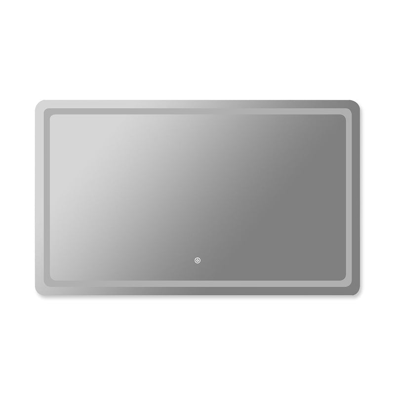 EMITTO LED Wall Mirror Anti-fog Bathroom Mirrors Makeup Light 120x70cm Payday Deals