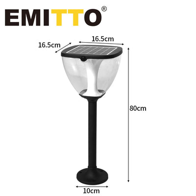 EMITTO Solar Powered LED Ground Garden Lights Path Yard Park Lawn Outdoor 80cm Payday Deals